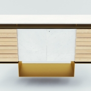 Bar wall console